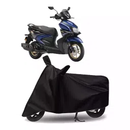 Auto Pearl Bike Cover for Yamaha RayZR 125 (Black)-picture-40