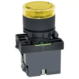 C&S Electric LED Type Flush Illuminated Push Button Actuator Yellow 12 V DC 22.5 mm Mounting Dia, RCP2-BWL387-picture-29