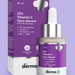 the derma co The Derma Co. 15% Vitamin C Face Serum For Skin Radiance | 5% Niacinamide & Hyaluronic Acid | Non Irritating, Non Sticky |Brightening Serum for Dull Skin- 30 ml-picture-21