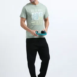THE BEETEL HOUSE Men Typography Printed Round Neck Cotton T-shirt image 2