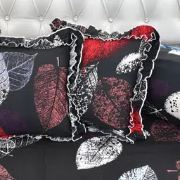 Luxmi Cotton Fabrics Set Of 8 Floral Bedsheet With Bolster & Cushion Covers image 4