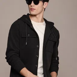 French Connection Open Front Hooded Jacket-image-50