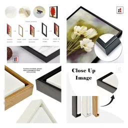 Art Street Printed Black Cotton Canvas Wall Art image 4