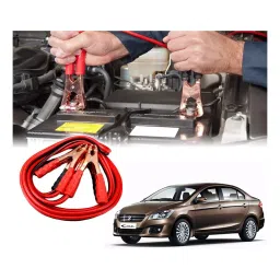 Auto Pearl 2.29 m (7.5 Ft) 500 A Heavy Duty Booster Anti Tangle Battery Jumper Cable for Maruti Suzuki Ciaz (Pack of 2)-picture-33