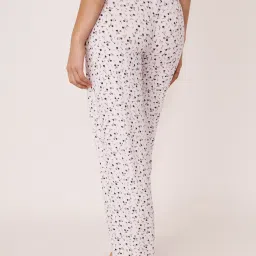 La Vie En Rose White Printed Pyjamas image 4