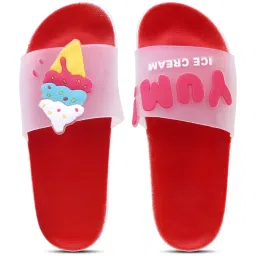 Pampy Angel Women's Red Slides image 4