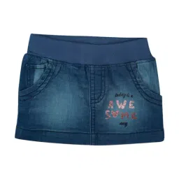 Mee Mee Kids Blue Embellished Skirt-image-93