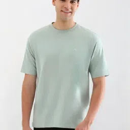 Allen Solly Green Cotton Regular Fit T-Shirt-picture-43