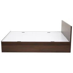 Nilkamal Arthur Walnut Brown Engineered Wood Queen Bed with Storage image 4