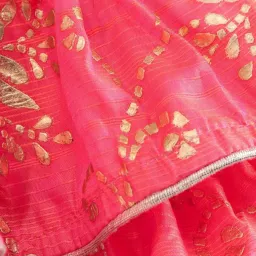 TWISHA Kids Pink & Yellow Embroidered Top Set image 4