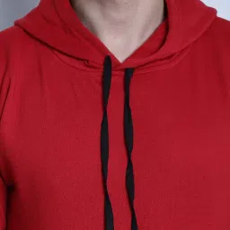 Vimal Jonney Red & Black Regular Fit Printed Hooded Sweatshirt - Pack of 2 image 4