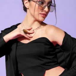 SELVIA Black Full Sleeves Co-Ords Set image 4