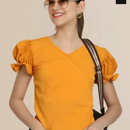 Mast & Harbour Puff Sleeve Top-picture-30