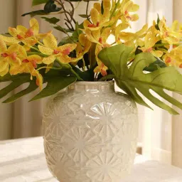 Pure Home and Living White Ceramic Vase-image-9