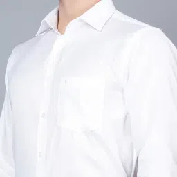 Cantabil White Regular Fit Shirt image 4