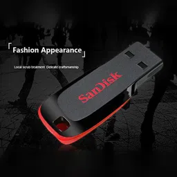 SanDisk Cruzer Blade CZ50 128 GB USB Flash Drive Black (Pack of 5) image 4