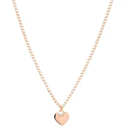 Joker & Witch The Party Edit Heart Of Rose Gold Necklace image 4