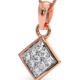 Candere by Kalyan Jewellers 18k Rose Gold and Cubic Zirconia Pendant for Women image 4