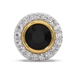 Candere by Kalyan Jewellers 14k Yellow Gold Diamond Single Ear Stud Earring for Men image 4