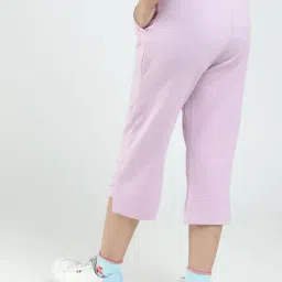Monte Carlo Girls Lavender Regular Fit Capri image 3