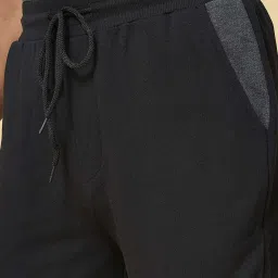 Ajile by Pantaloons Black Cotton Slim Fit Printed Joggers image 4