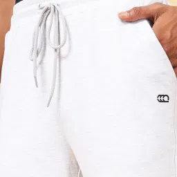 Ajile by Pantaloons Grey Melange Slim Fit Printed Joggers image 4