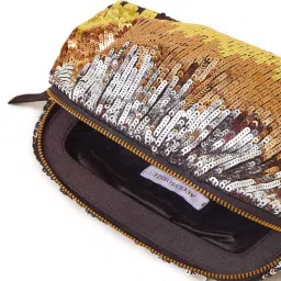Accessorize London Multicolor Polyester Embellished Clutch image 4