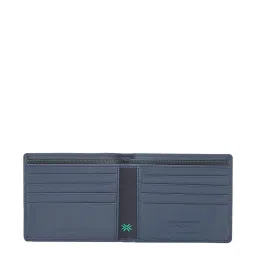 United Colors of Benetton Roan Navy Casual Leather Bi-Fold Wallet for Men image 4