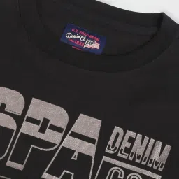 U.S. Polo Assn. Denim Co. Black Cotton Regular Fit Printed Sweatshirt image 4