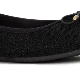 Bata Women's Black Flat Ballets image 4