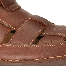 Hush Puppies by Bata Men's Brown Fisherman Sandals image 4