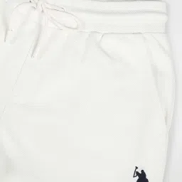 U.S. Polo Assn. Denim Co. White Cotton Regular Fit Trackpants image 4