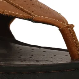 Scholl by Bata Men's Tan Thong Sandals image 4