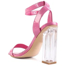 London Rag Women's Pink Ankle Strap Sandals image 5