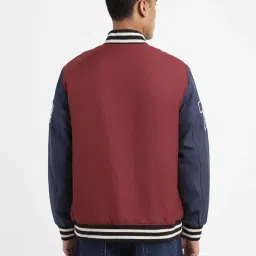 Levi'S Maroon & Navy Regular Fit Colour Block Jackets image 2