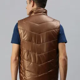 showoffff SHOWOFF Tan Slim Fit Jackets image 2