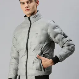 showoffff SHOWOFF Grey Slim Fit Jackets image 3