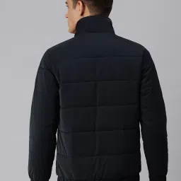 showoffff SHOWOFF Black Slim Fit Striped Jackets image 2