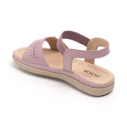 PICSON Women Open Toe Flats with Bows image 2