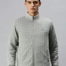 showoffff SHOWOFF Blue Slim Fit Jackets image 3