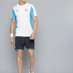 Puma OM ftblARCHIVE Colourblocked Pure Cotton Football T-shirt image 4