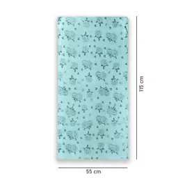 FABINALIV Multicolor Floral 300 Gsm Cotton Kids Bath Towels (Pack of 2) image 4