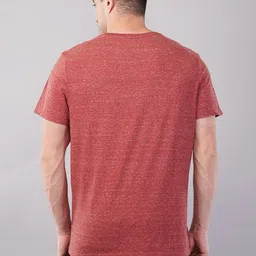 Moda Rapido Men Solid V-Neck Cotton T-shirt image 2