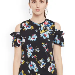 Belle Fille Multicolor Floral Print Top image 1