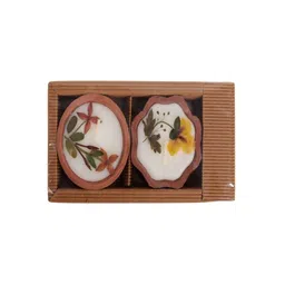 Natriel White & Brown 2 Pieces Tea Light Candle image 4