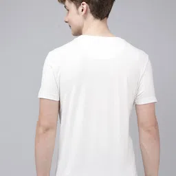 U.S. Polo Assn. Denim Co. Brand Logo Printed Pure Cotton Slim Fit T-shirt image 3