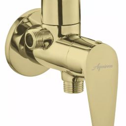 Aquieen 2 in 1 Entice Brass Gold Angle Valve Each of 1 Piece-picture-10