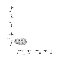 Sri Jagdamba Pearls 0.8 Silver Haldi Kumkum Plate image 3