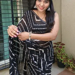 Moda Rapido Poly Georgette Designer Saree image 2