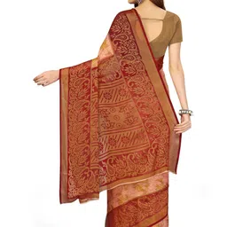 GHAN SALS Brasso Baluchari Saree image 3